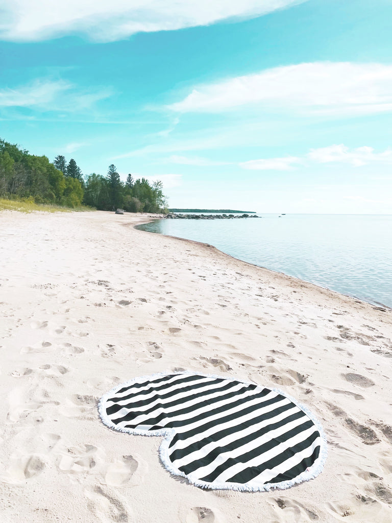 Heart & Round Beach Blankets