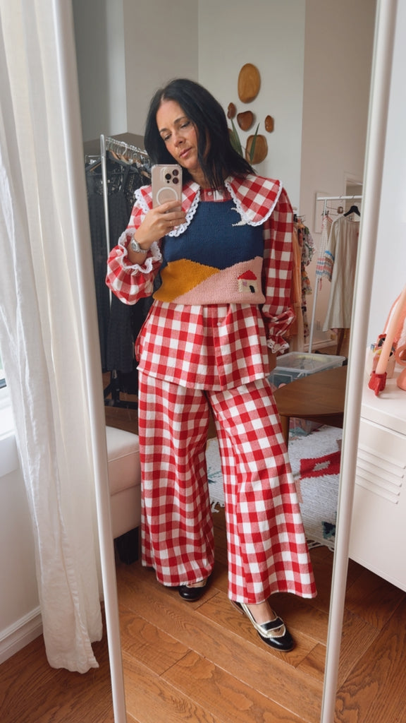 Romeo Pants - Gingham Pattern ( 4 colours )