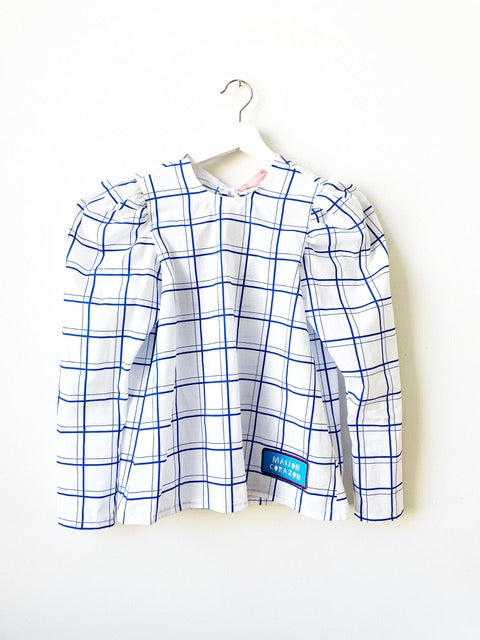 Archive Jocketta Windowpane Blouse - Size Small