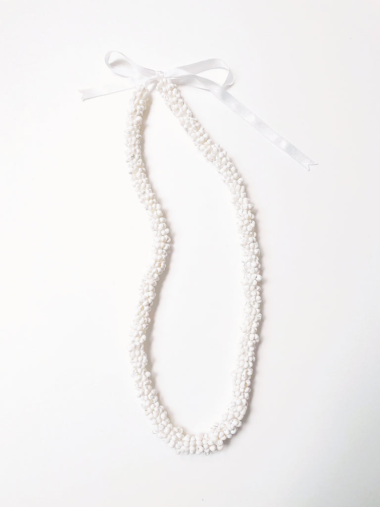 Shell Garland Necklace in a Ribbon