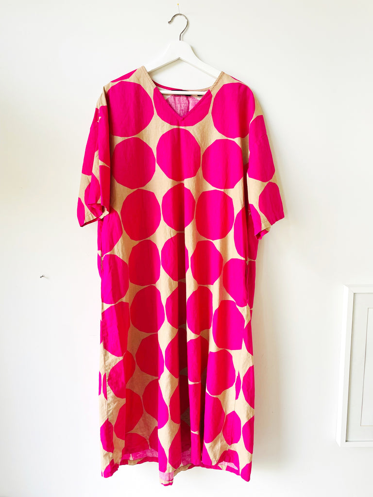 Marimekko for Uniqlo Maxi Caftan with pockets -  Fits Size XS, S, M