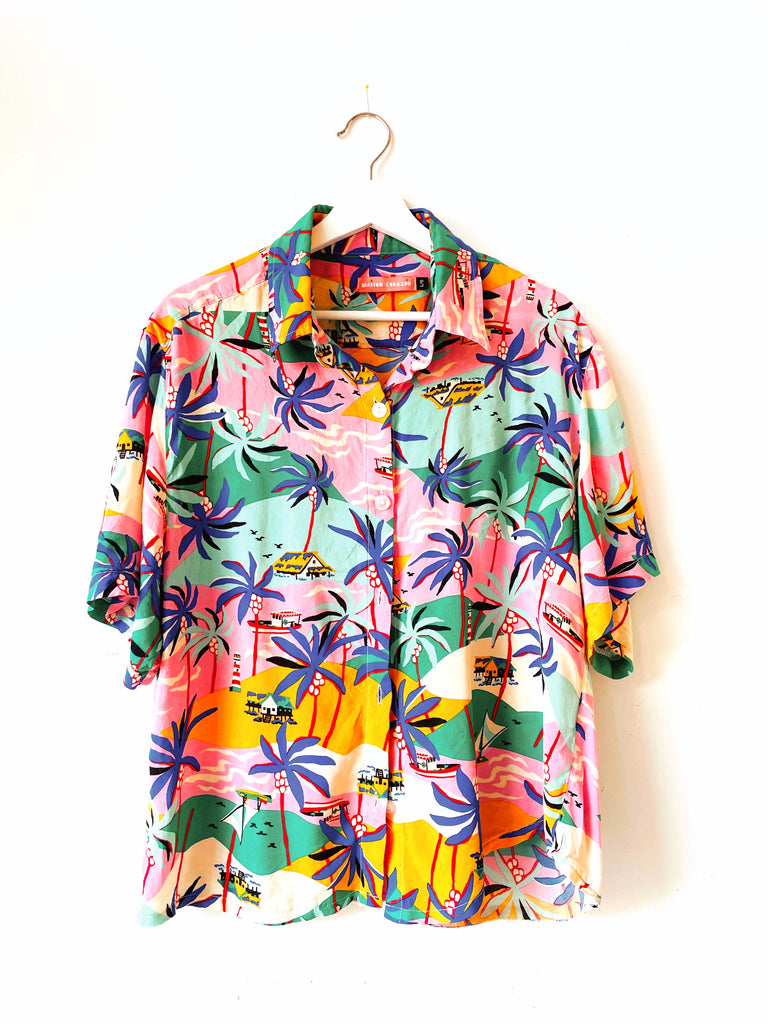 Maison Corazon Tropical Souvenir Shirt - Size Large - Unisex