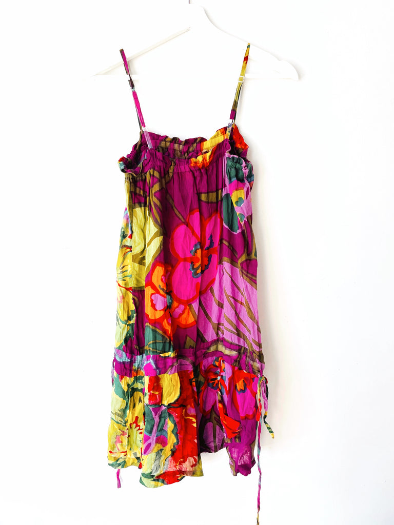 Floral Summer Romper - From Argentina - Size S
