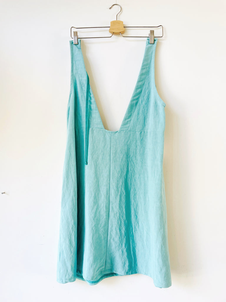 Archive Tilda Dress - Seafoam Linen - Size Medium