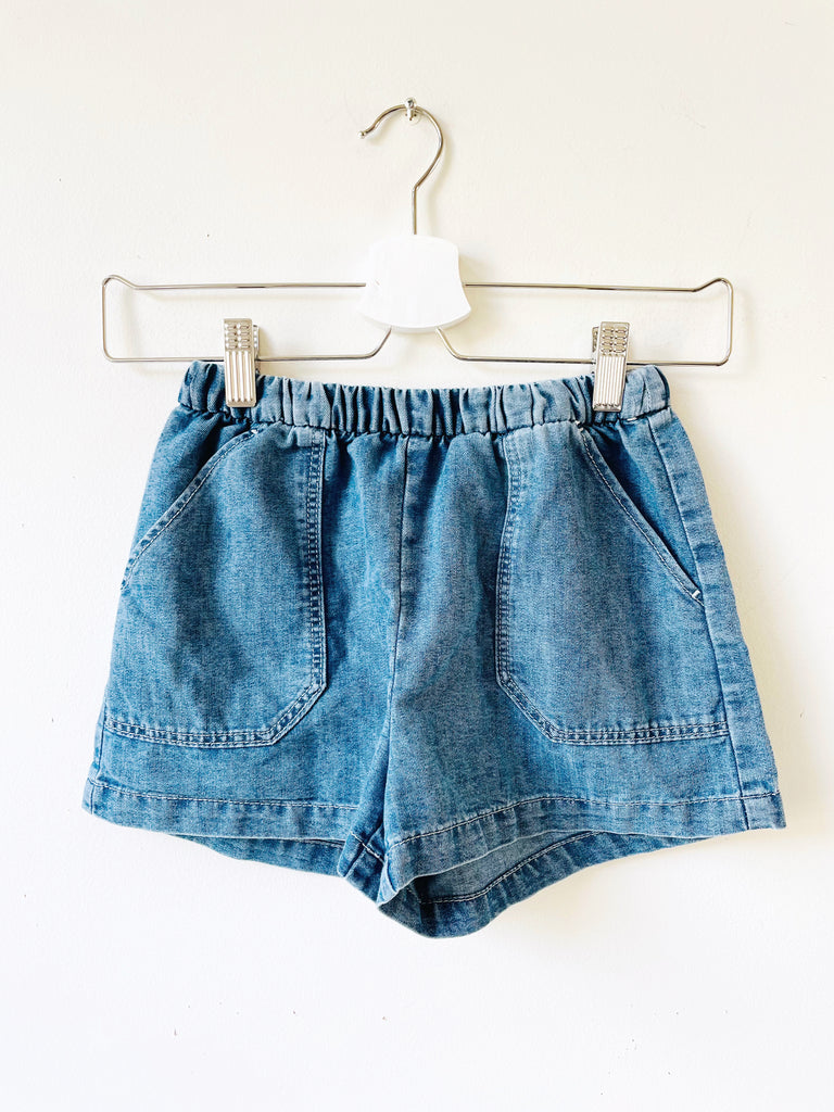 Light Denim Shorts - 9-10 years old