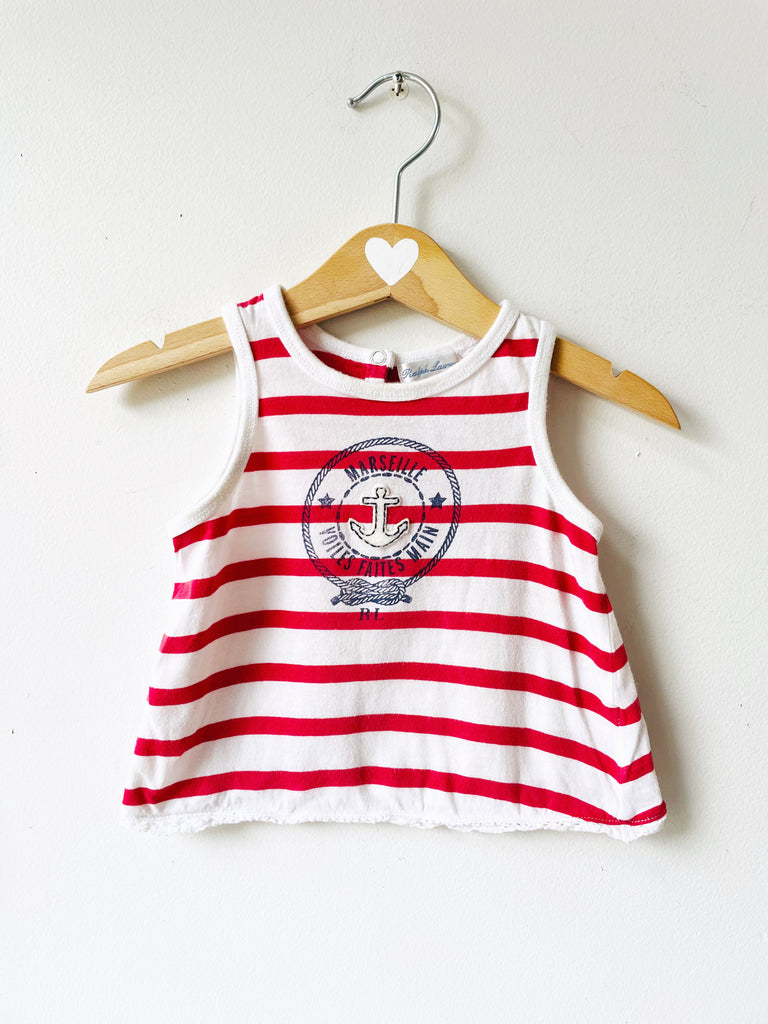 BABY - Ralph Lauren Sailor Tank - 3 months old