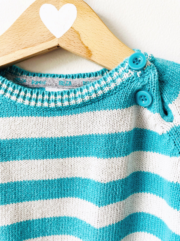 BABY - Cotton Striped sweater - 6-9 months old