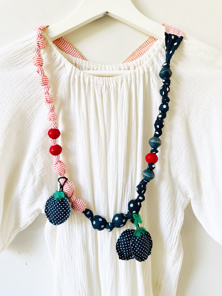 Unique Textile Necklace