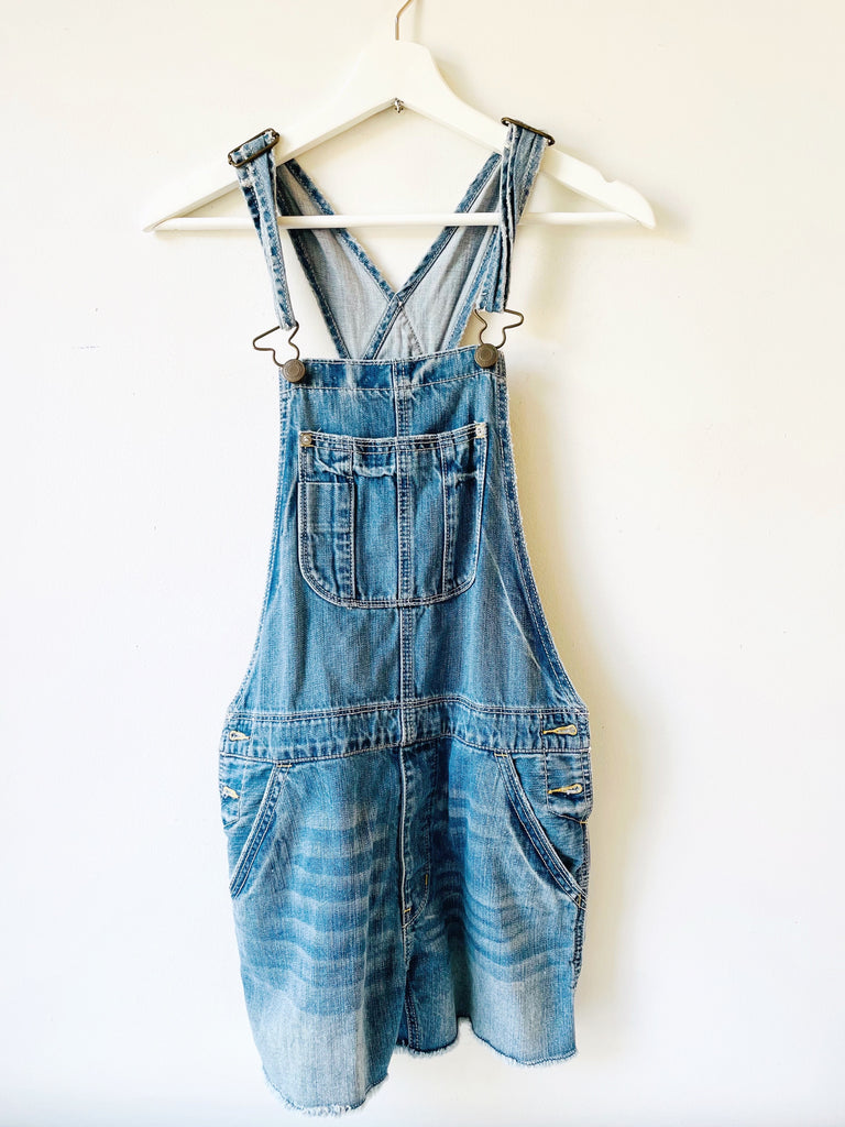 Preloved Short Overalls - American Eagle - XS