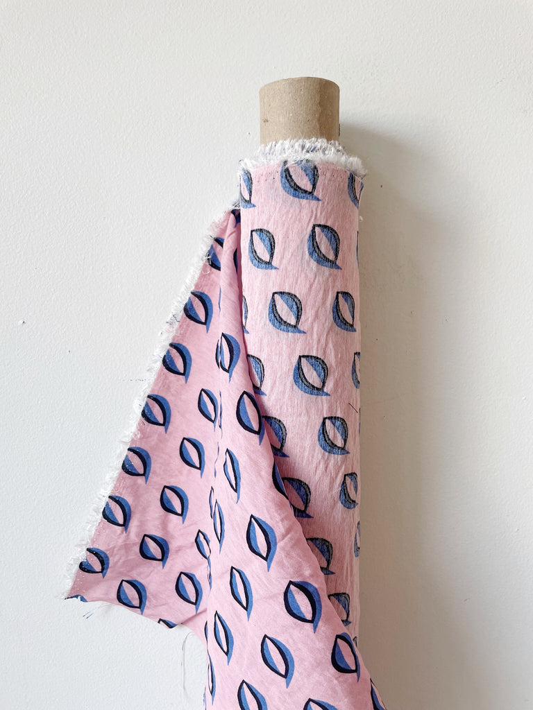 Rayon Print - Pink Meadow