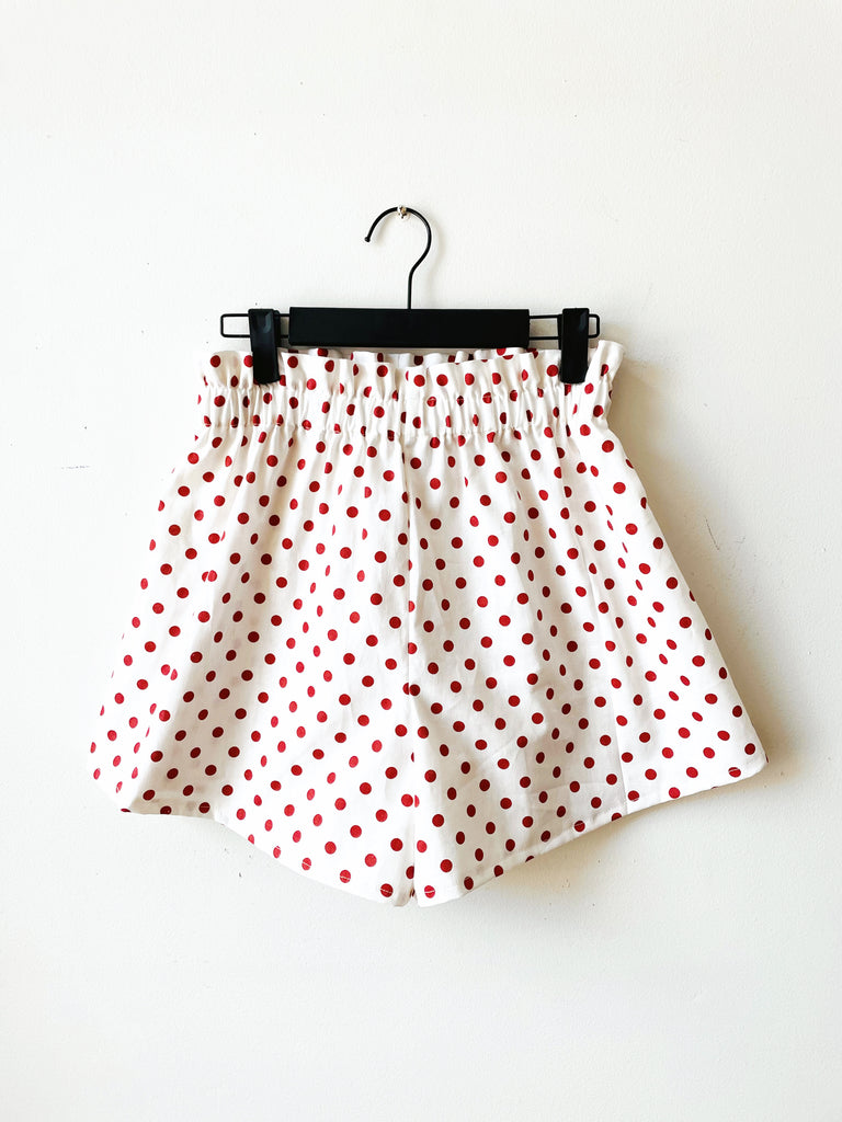 Daisy Bell Shorts in Cotton Polka Dots