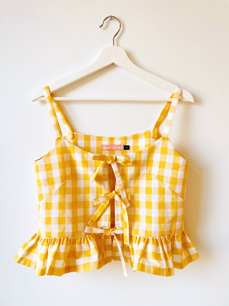 Manon slip camisole with frill