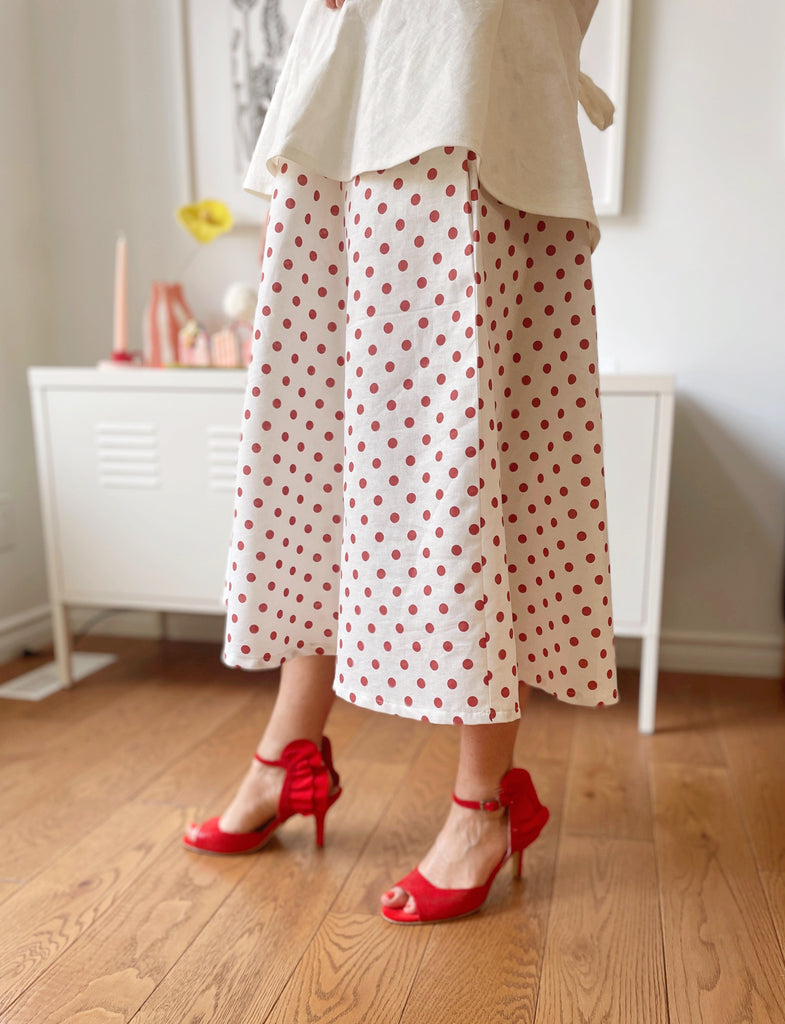Sabrina Skirt in Polka Dots