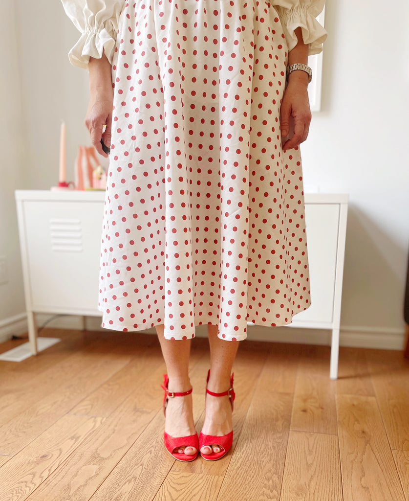 Sabrina Skirt in Polka Dots
