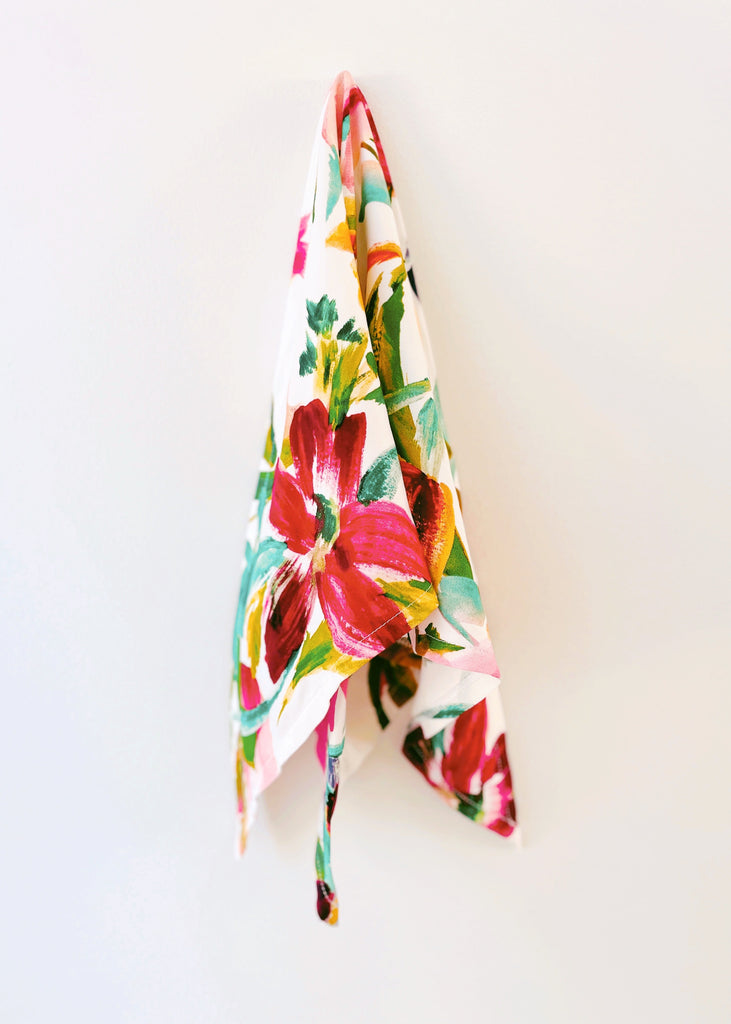 Louise Head Scarf in Island Blooms Print