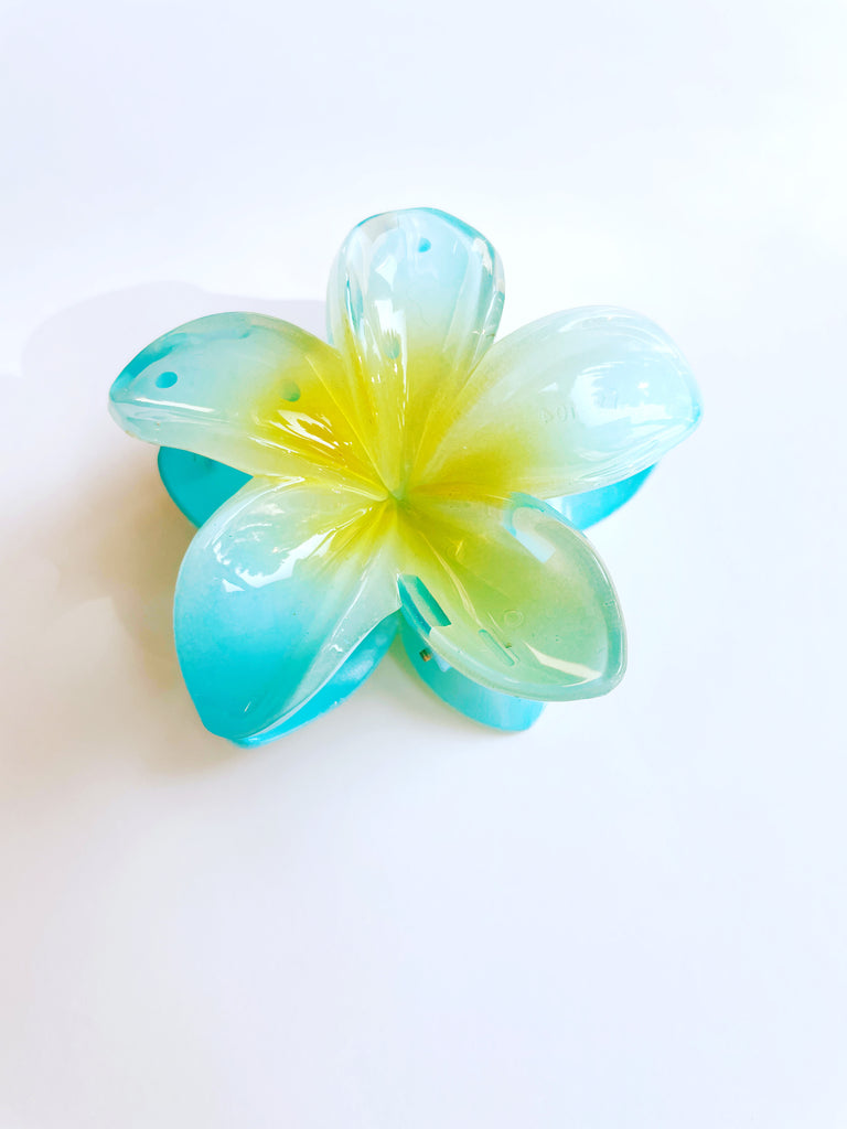 Plumeria Hair Claw Clip