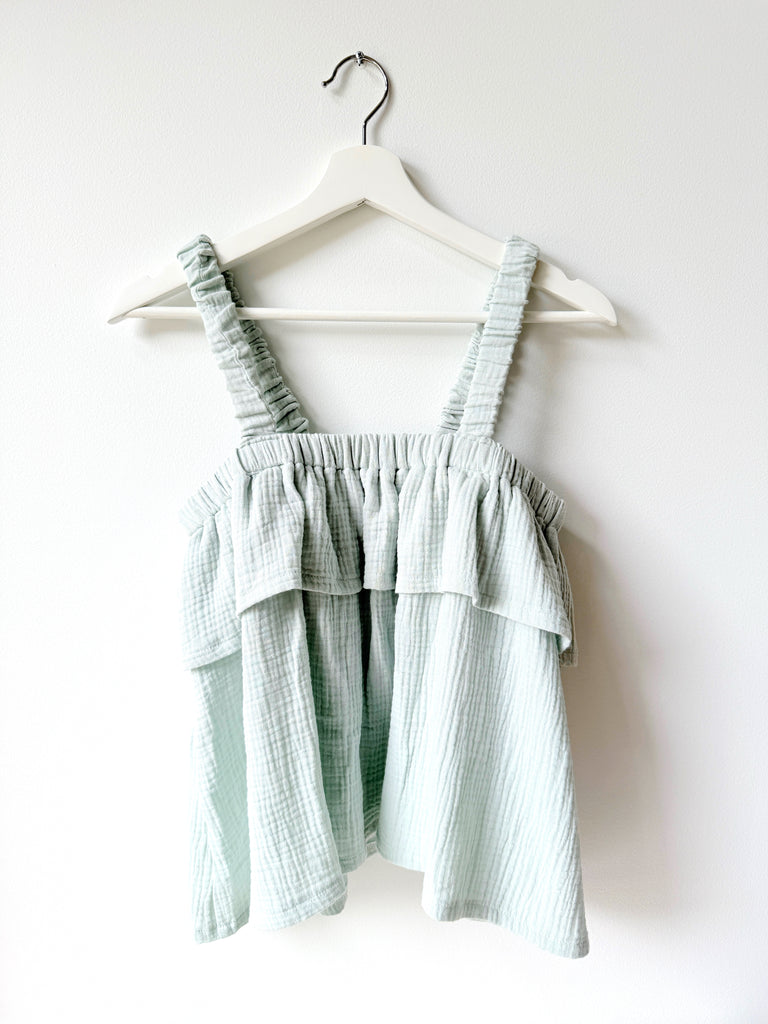 Esme Frill Top - Organic Double Gauze Cotton - 6 colours