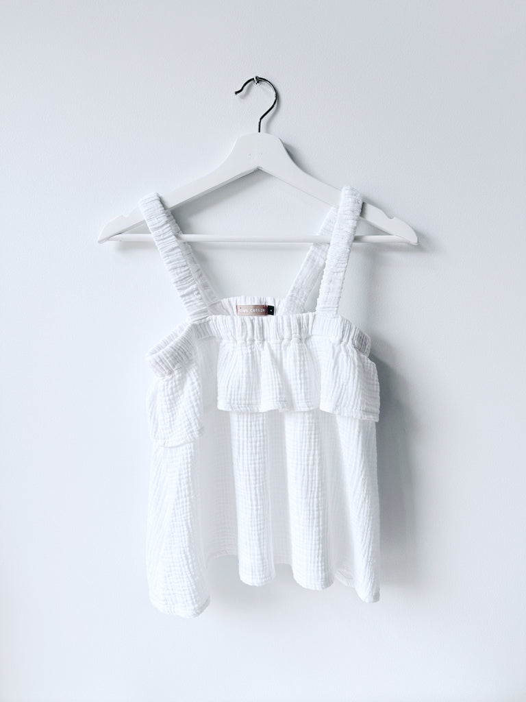 Esme Frill Top - Organic Double Gauze Cotton - 6 colours