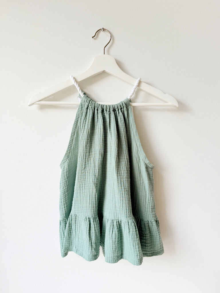 Athena Frill Top - Organic Double Gauze Cotton - 6 colours