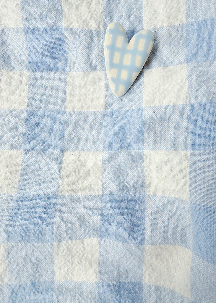 Pauline Statement Collar Blouse - Powder blue