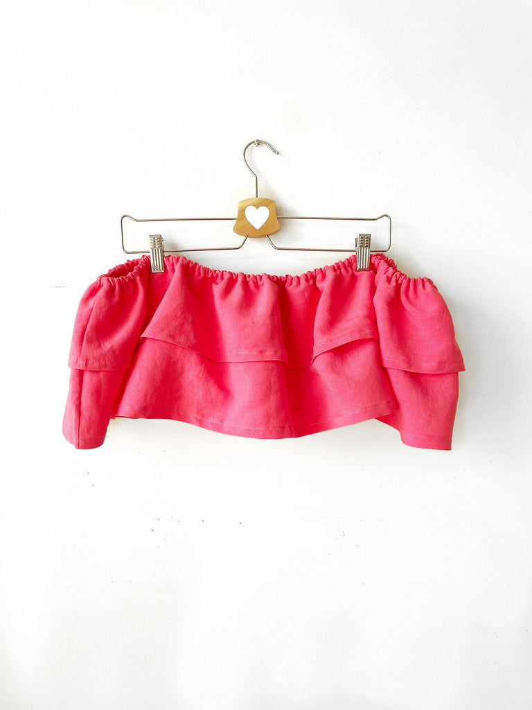 Archive - Maison Corazon Rossina top - Magenta - Small