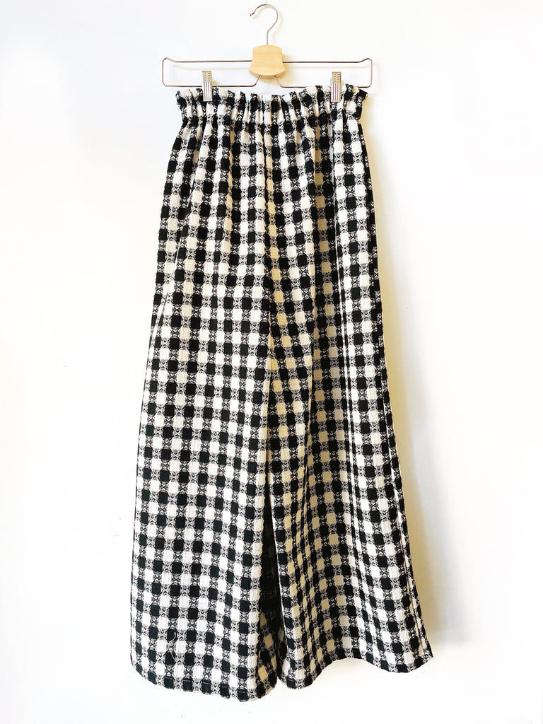 Romeo Pants in Downtown Gingham Tweed - Only 1 Small