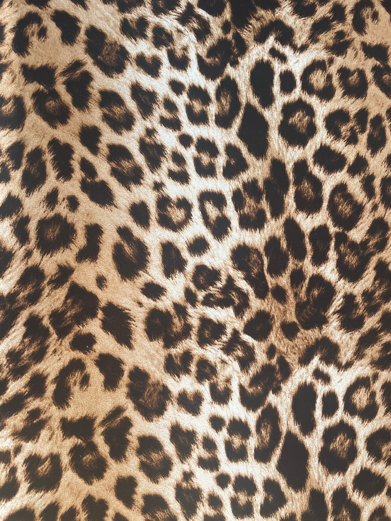 Juliet Crop Top In Jaguar Print