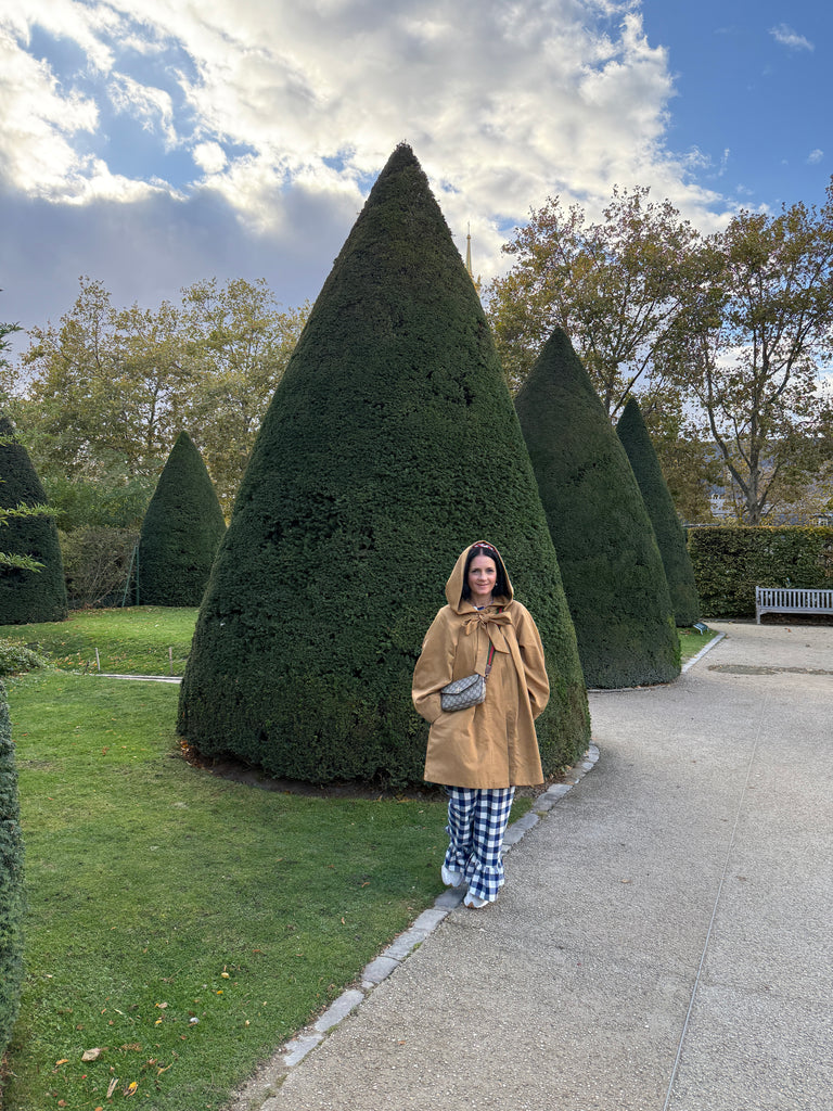 Capucine Ruffle Pants in Organic Cotton - Gingham Pattern (4 colours).