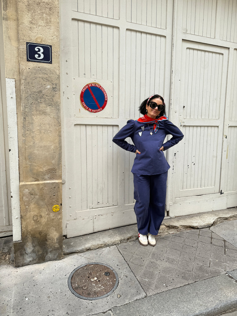 Le Marais top - Bill Blue