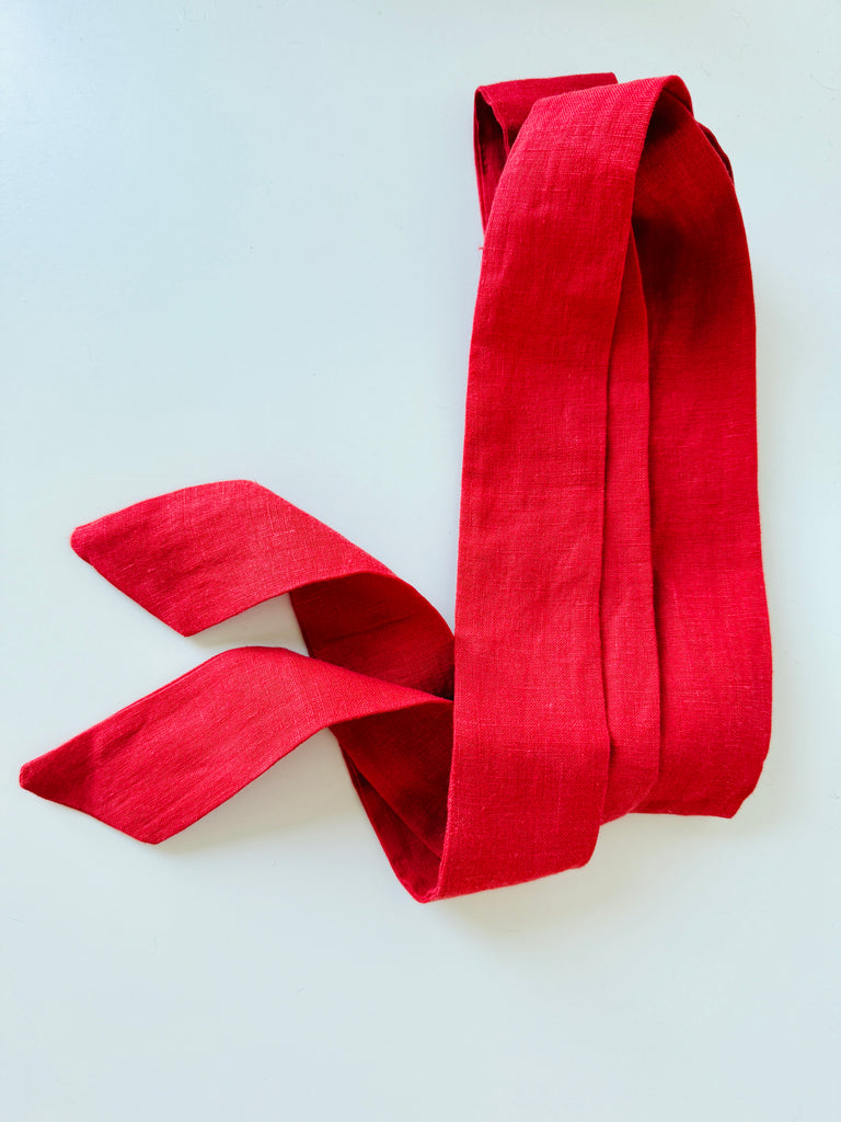 Add Scarlett sash to Mademoiselle Dress