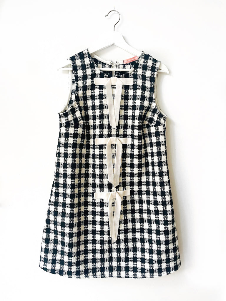 Mod Winona Dress in Downtown Gingham Tweed.