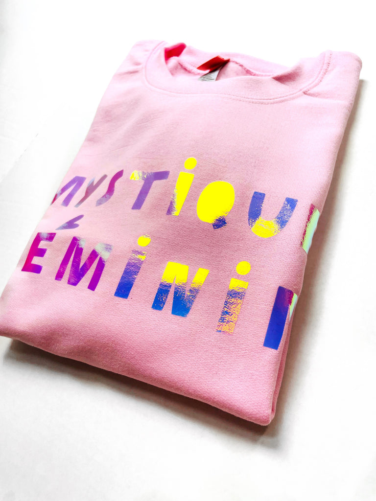 Pink / Pastel Holo / Mystique Feminin Sweatshirt