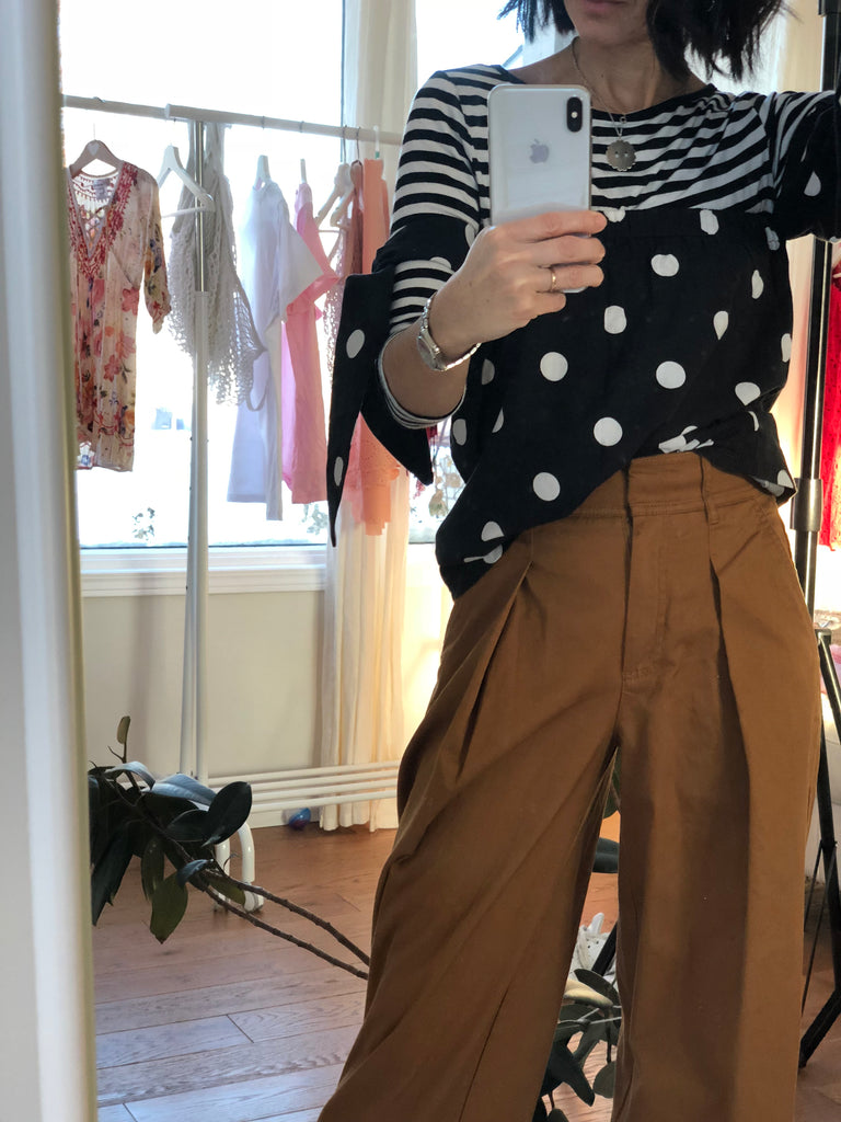 The Group by Babaton Aritzia Tobacco Brown pants - Size 00 - Fits like XS - PRELOVED