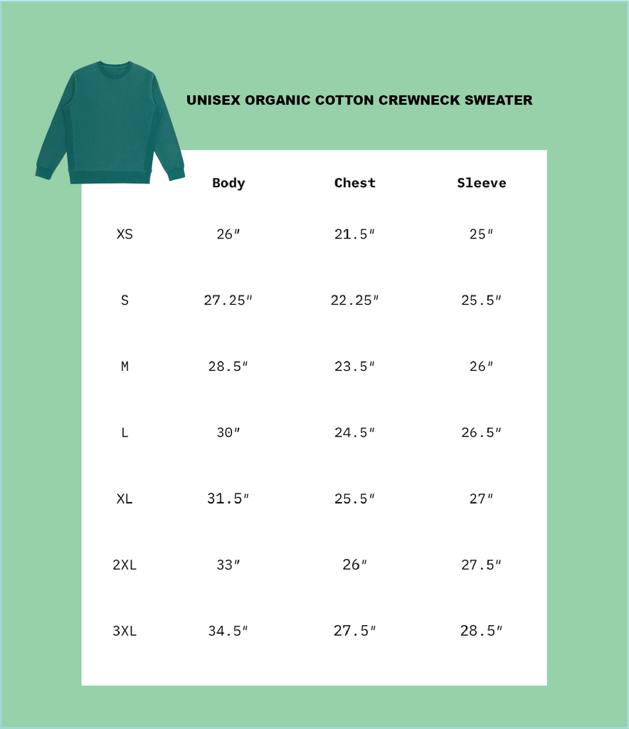 Organic Cotton Mystique Feminin Sweatshirt - Boreal Forest Combo