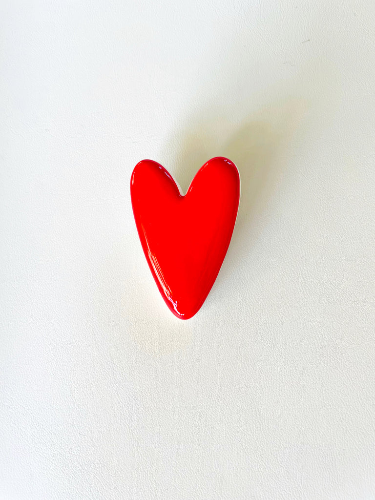 Heart Brooches. Collaboration with Meg Does Pottery