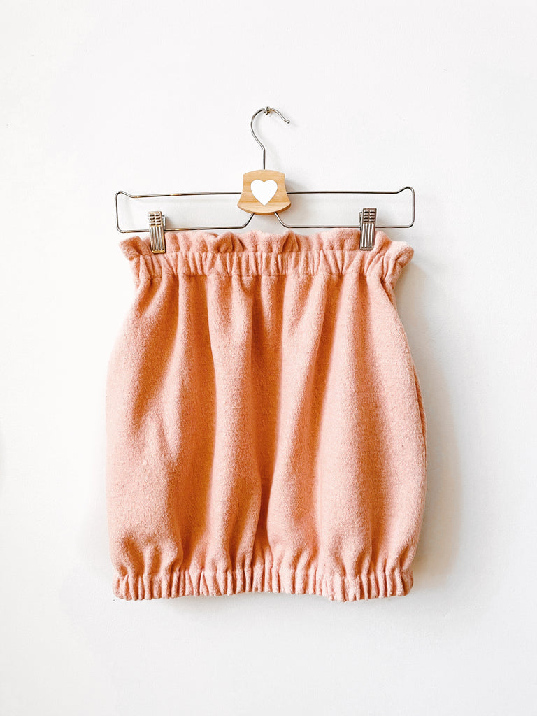 Colette Mini Bubble Skirt in Boucle Wool