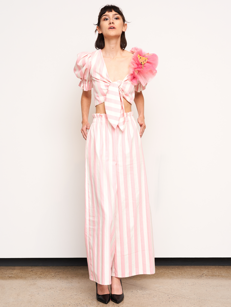 Pink/White Stripe Romeo Pants – maisoncorazon